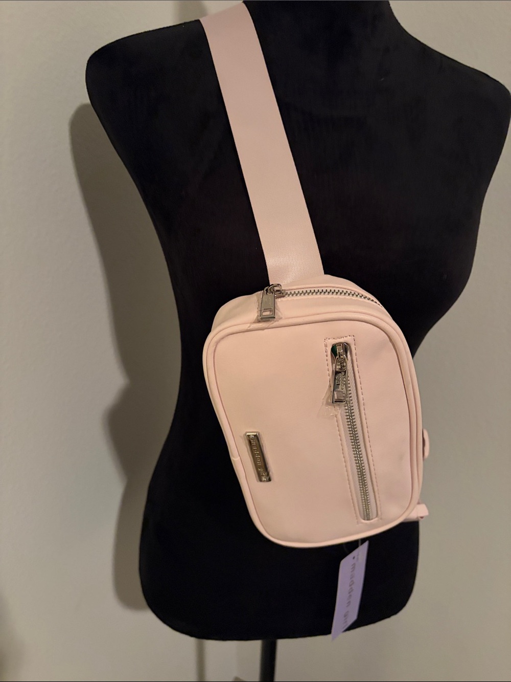 NEW Madden Girl Pale Pink Fanny Pack